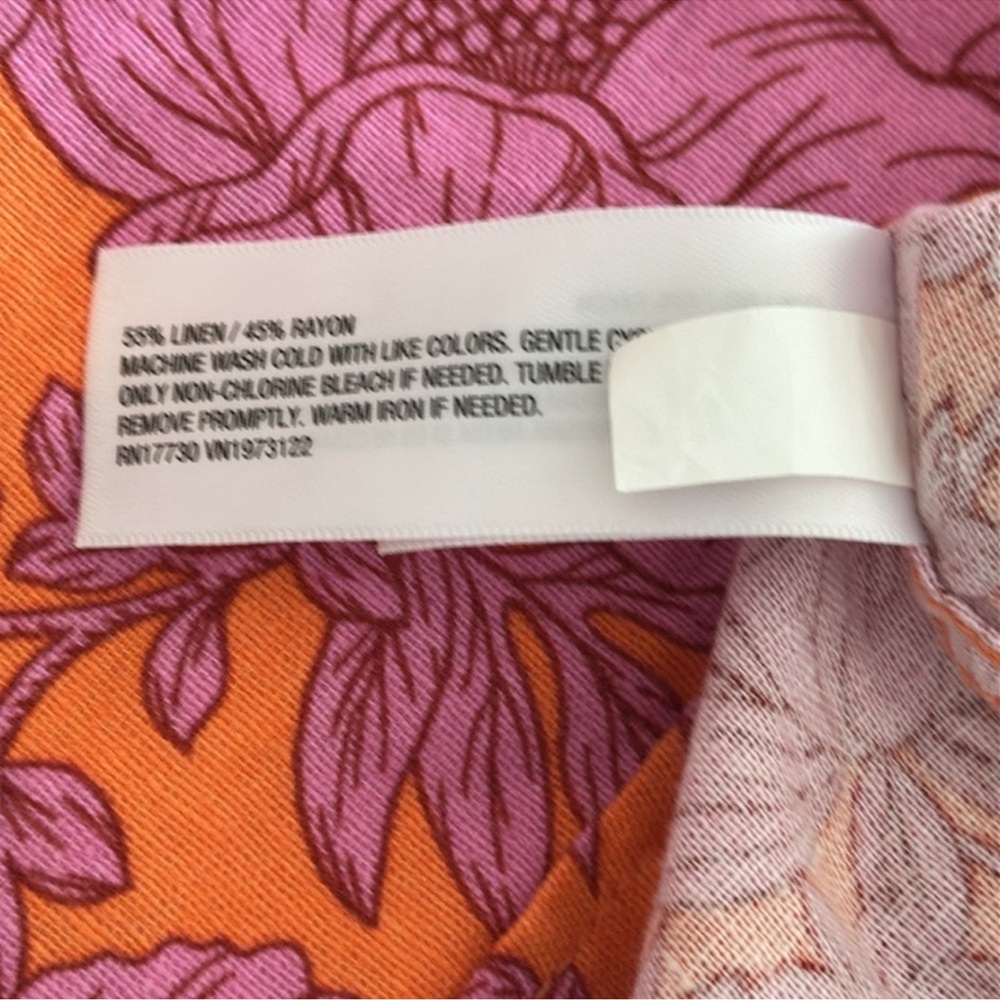 Universal Thread Long Sleeve Floral Pattern Butto… - image 13